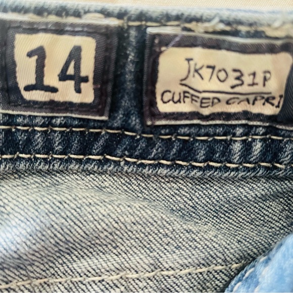 Girls Miss Me crop jeans, SZ 14 - Picture 5 of 6